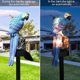 thumbnail image 4 of Luz Led con forma de loro alimentada por energía Solar para exteriores, lámpara de césped impermeable con forma de Animal para jardín de hadas, decoración de camino de paisaje, 4 of 5
