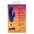 thumbnail image 3 of CalExotics Cashmere Silk Bunny Rechargeable Silicone Rabbit Vibrator, Blue, 3 of 8