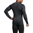 thumbnail image 4 of TSLA 1 or 3 Pack Men's UPF 50+ Long Sleeve Compression Shirts, Athletic Workout Shirt, Water Sports Rash Guard, 4 of 7