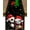 Black, variant on Merry Christmas Table Runner Jack Skellington and Sally Birthday Party Decoration Home Kitchen Dining Room Deocr (Black, 13" x 72")