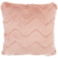 thumbnail image 4 of Nourison Faux Fur Solid Blush Decorative Throw Pillow , 14" x 24", 4 of 5
