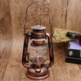 thumbnail image 4 of Oil Lamp Burning Lantern Retro Kerosene Lamps Storm Lantern Lights Outdoor Camping Lights for Home Outdoor Patio Decoration Gift, 4 of 14