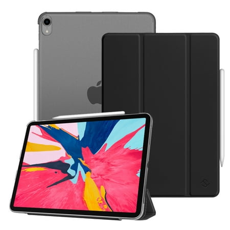 Fintie iPad Pro 11 Case 2018 - Translucent SlimShell Cover Supports Apple Pencil 2nd Gen Charging