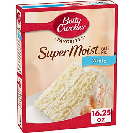 Betty Crocker Super Moist White Cake Mix, 6 Pack, 16.25 Oz