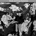thumbnail image 4 of Floral Dog Crate Cover, Classic Style Contoured Poppy Bloom Bouquets Medieval Shabby Pattern, Easy to Use Pet Kennel Cover Small Dogs Puppies Kittens, 7 Sizes, Charcoal Grey and White, by Ambesonne, 4 of 6