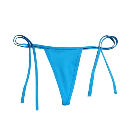 Pzocapte Underwear Women Pack Shaper Control Top Underwear for Women Underwear Women Pack Women Panties Side Tie Lace Up Panties Cotton Soft Panties Seamless Thong Women Lace Panty Panties Linge