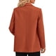 thumbnail image 2 of Blazer PRETTYGARDEN de Pana con Solapa Chaqueta de Invierno Rojo Ladrillo M, 2 of 8