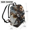 thumbnail image 2 of Gaeub Steampunk Squirrel Pilot Print Women's Leather Backpack,Travel Laptop Backpack,Fashion Ladies Leather Backpack Bag for Travel,Leather Drawstring Daypack for Me, 2 of 4