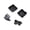 A, variant on Pack of 4 Car Center Console Addons Including Storage Space Two Drink Possessors and Armrest Storage Box for Vehicle Organization