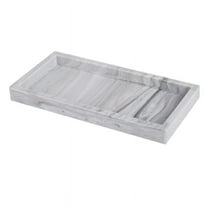 Countertop and Vanity Tray 8X4Inch Silicone Soap Dispenser Tray, Sink Tray for Soap C2180