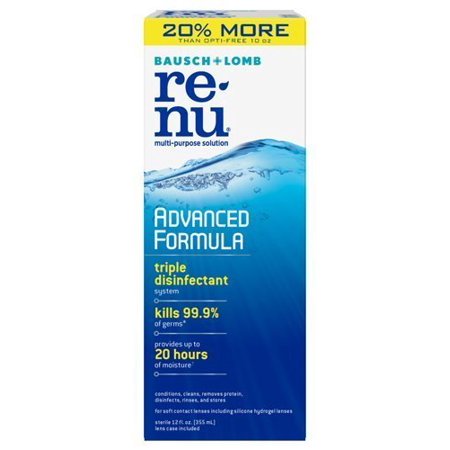 Bausch + Lomb Renu Fresh Multi-Purpose Solution - 12 oz, Pack of 4