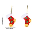 thumbnail image 3 of Qwtwty Christmas Gifts for Women Christmas Day Party Decorations Sequins Bow Decorations Car Hanging Decorations Christmas Tree Hangings Christmas Tree Decorations, 3 of 6