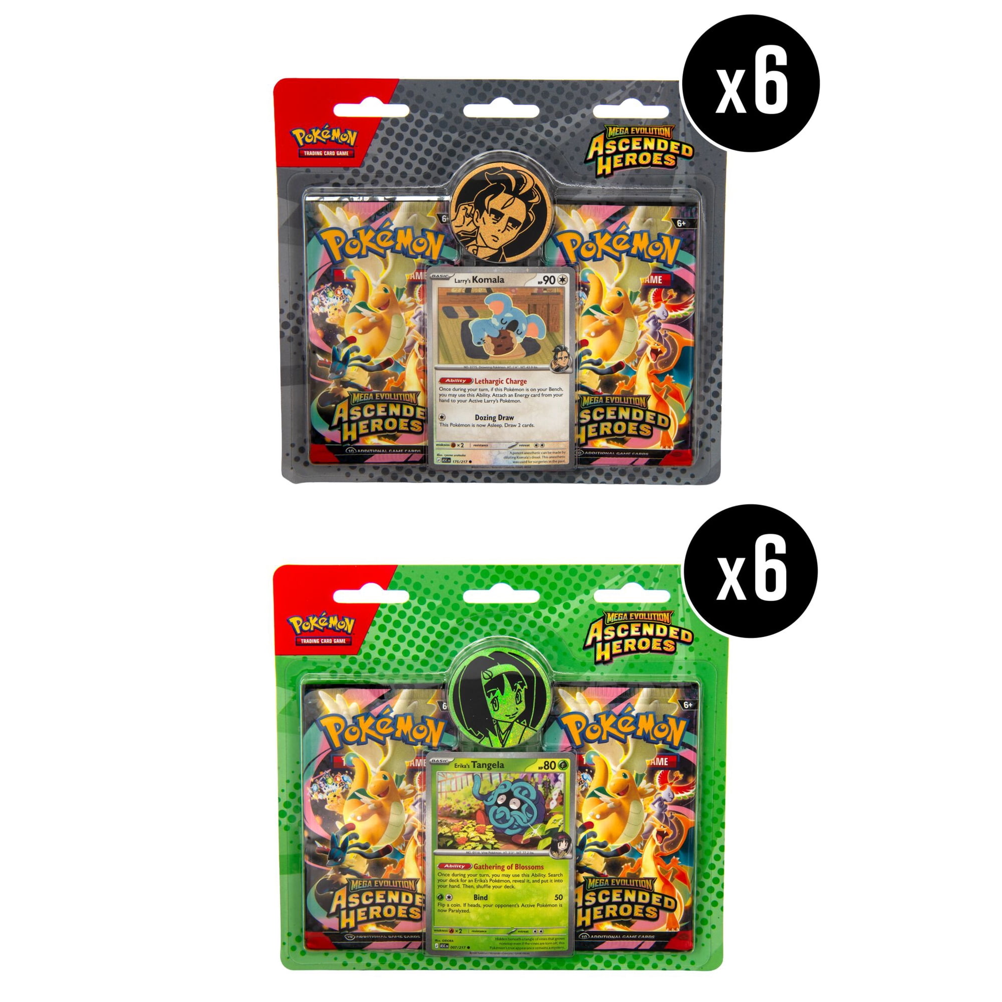 Pokémon TCG: Mega Evolution— Ascended Heroes 2-Pack Blister 12ct