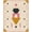 Pink, Pattern 2, variant on Design&I 8'x10' Washable Area Rug Sleek Flatweave Pet Friendly Pink and Mustard Geometric Art Bold Abstract Shapes with Modern Lines for King Size Bedroom, Under Bed