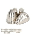 thumbnail image 1 of Plasma Nozzle Electrode, Plasma Cutting Torch Consumable Kit Copper Easy Installation High Temperature Resistant  For Metal, 1 of 8