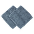 thumbnail image 4 of Chanasya Faux Fur Blue Throw Pillow Cover 2 Piece Set 18x18 Inches - Fluffy Plush Two Tone Super Soft Cushion Covers for Couch Sofa Chair Bed - Accent Decorative Luxurious Square Pillow Covers - Blue, 4 of 4