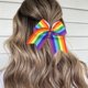 thumbnail image 1 of Bows Hair Headband Large Cheer With Bow Headband Hair Barrettes For Women Girls Day Hair Accessories, 1 of 6