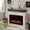white, variant on Maxhonor 50" Freestanding Electric Fireplace Insert with Mantel Shelf, 12 Color 3D Flame Fireplace Heater, 750W/1500W Dual Power, Remote & Touch Control, Classic Minimalist Design