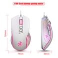 thumbnail image 2 of Clavier d'Ordinateur USB V700BW+X100 et Kit avec Rétroéclairage RGB Filaire 61- + Gaming Filaire Coloré 4 Niveaux DPI Max.3600DPI pour PC Portable Blanc, 2 of 7