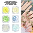 thumbnail image 4 of Escamas de uñas ANGGREK Delicadas Purpurinas para uñas 6 cajas de Moda para vacaciones, 4 of 7