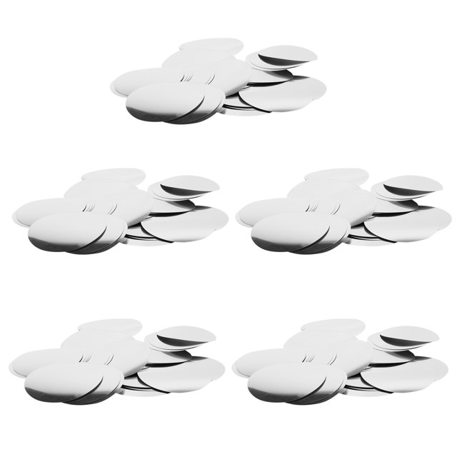 250Pcs 3Inch Silver Wine Pourer Disk Drip-Proof Drop Drip Stop Pouring pour Spout,250pcs Wine Pouring Disk,Silver