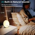 thumbnail image 2 of 2025 Latest Model Sunrise Alarm Clock White Noise Sound Machine with 22 Soothing Sounds_Perfect Gift, 2 of 5
