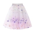 thumbnail image 4 of Cowsor Girls Sweet Tulle Skirt Fluffy Mesh Mini Skirt Princess Style Soft Comfortable Wear for Birthday Party Holiday School Daily Play Toddler Kids, 4 of 5