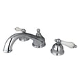 thumbnail image 1 of Kingston Brass KS3351PL 8 Inch -18 Inch Widespread Roman Tub Filler - Polished Chrome, 1 of 2