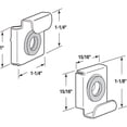 thumbnail image 2 of Adjustable spring-loaded Mirror Clip Set, 1/4 in, Steel, 2 of 4