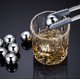 thumbnail image 3 of piedra de whisky de acero inoxidable, juego de bolas de hielo recongelables con estuche de almacenamiento, regalos únicos de Navidad Bourbon, enfriador de vino (8 piezas) Shuxiu Wang 8390615149297, 3 of 3