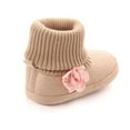 thumbnail image 6 of Toddler Newborn Baby Cute Flower Shoes First Walkers Kids Warm Cribshoes Boots, 6 of 6