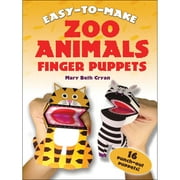 Dover Publications-Easy To Make Zoo Animals Finger Puppets