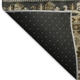 thumbnail image 5 of Addison Rugs Mayfield Premium Machine Washable Transitional Global Chocolate Rectangle Rug, 9' x 12', 5 of 7
