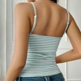 thumbnail image 3 of DuoJiaJ Women's Spring And Summer Striped Contrasting Base Casual Vest With Camisole Top Seamless Workout Tank Tops for Women, 3 of 5