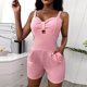 thumbnail image 5 of Mono Para Mujer Moda Causal Sólido Cintura Alta Sling Slim Fit Verano Deportes Mono Odeerbi ODB-4, 5 of 9