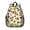 Sunflower and Cowprint, variant on Sunflower and Cowprint White Pattern Backpack for School, Cute School Bag with Adjustable Shoulder Straps and Padded Back, 15"x11.42"x5.5"