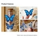 thumbnail image 2 of Pegatinas Decorativas 40 pegatinas de papelería con mariposas azules, pegatinas creativas para cuentas de mano DIY, 2 of 7