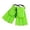 Green, variant on 2Pcs Adjustable Open Heel Swim Fins Flexible Training Flippers Secure Buckle Strap Diving Fins For Pool Practice Beach Snorkeling(Black-18.5Cm)