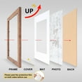 thumbnail image 5 of Scholartree 8 x 10 Wood Picture Frames Set of 2- Front Loading Basic Tabletop Picture Frame, Brown, 5 of 11