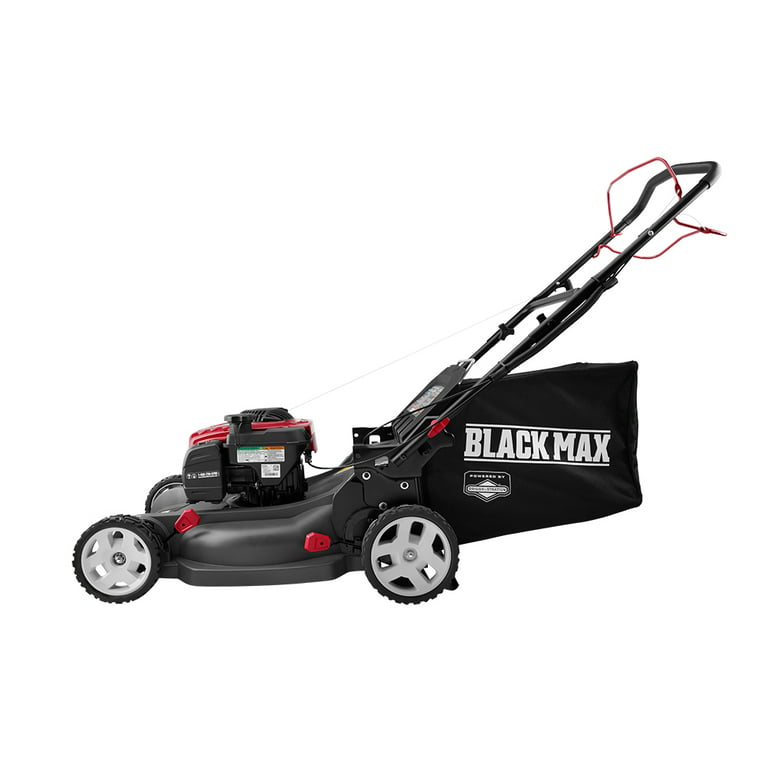 Black Max 21-Inch 150cc Self-Propelled Gas Mower with Briggs & Stratton  Engine 