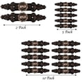thumbnail image 4 of Urbalabs Cast Iron Copper Large Concho Star Knobs Kitchen Cabinet Handles and Drawer Pulls Antique Country Home Rustic Decor Farmhouse Cabinet Handle Western Dresser Pulls, 4 of 7