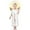 White, variant on Girls Halloween Costume For Dalmatians Cloak Wig Headband Red Gloves 6 Years
