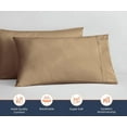 thumbnail image 2 of SGI Bedding 1000 TC Egyptian Cotton Bed Pillowcases Set King Size Pillow cases 1000 Count covers for King Size - Soft, Durable Sheets Cotton Sheets in 1000 TC Taupe, 2 of 6