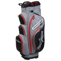 MacGregor Golf Mac 2.0 Heather Cart Bag with 14 Full Length Dividers Red