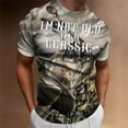 thumbnail image 2 of Men's Classic Retro Motorcycle 3D Print T-shirt Casual Extra Large Fashion Speed Dry Street Cycling Motorcycle T-shirt, 2 of 5