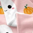 thumbnail image 4 of Pumpkin Pink Blanket Halloween Lightweight Throw Blanket for Women Men Soft Cozy Fleece Couch Living Room Bed Blanket Pink 130*150, 4 of 8