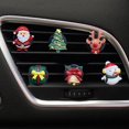 thumbnail image 4 of 11 piezas de clips de ventilación para ambientador navideño, adornos navideños para coche, accesorios de interior, 4 of 5
