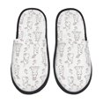 thumbnail image 2 of KLL Bunny And Bird Slippers for Women Men House Slip on Indoor Outdoor Bedroom Furry Fleece Lined Ladies Comfy Anti-Skid Rubber Hard Sole-Medium, 2 of 8