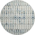 thumbnail image 2 of Addison Rugs Mayfield Washable Transitional Tribal, Boho Ivory Round Rug, 8' x 8', 2 of 5