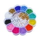 thumbnail image 2 of de espaciadoras, suministros para manualidades, sueltas, abalorios DIY para fabricación de joyas, pulsera, pendientes, colgantes, Soledad Cuentas espaciadoras, 2 of 10